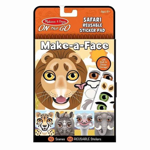 Melissa & Doug - ON the GO - Reusable Stickers - Safari