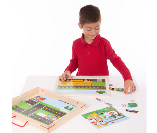 Melissa & Doug - Wooden Magnetic Matching Picture Game Melissa & Doug - Wooden Magnetic Matching Picture Game