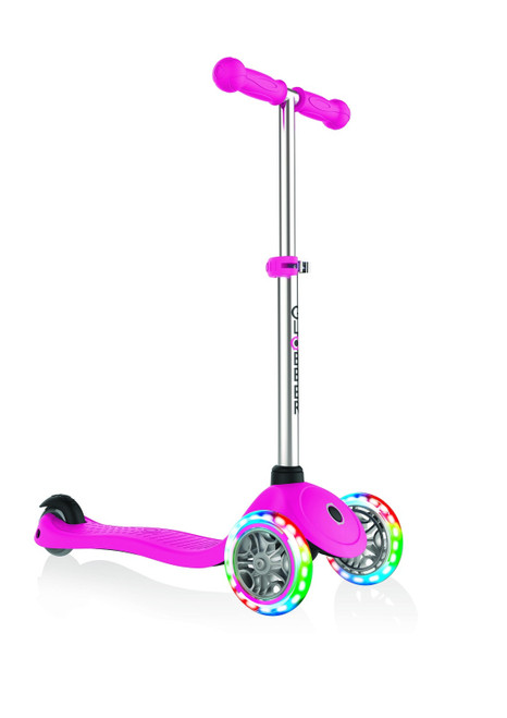 Globber Primo Lights V2 - Neon Pink