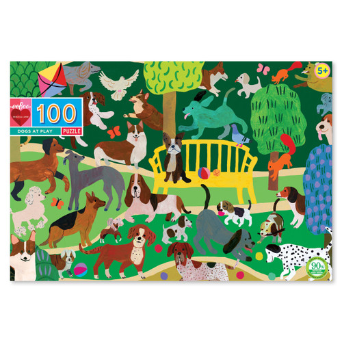 eeBoo 100pc Puzzle - Dogs at Play