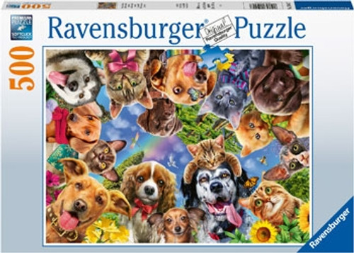 Ravensburger 500pc - Animal Selfie Puzzle