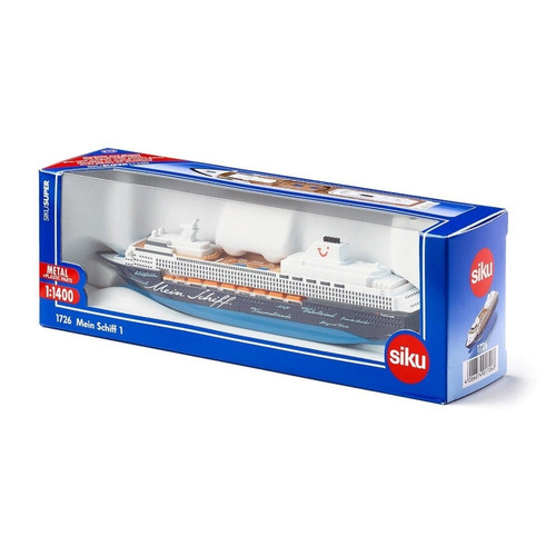 Siku - 1726 - TUI Cruises Mein Schiff 1 Cruising Ship - 1:1400 Scale Siku - 1726 - TUI Cruises Mein Schiff 1 Cruising Ship - 1:1400 Scale