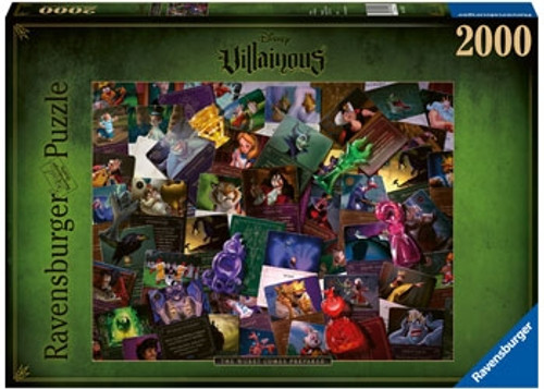 Ravensburger 2000pc - Disney Villainous The Worst Comes Prepared Puzzle