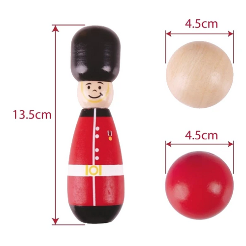 Bigjigs Toys- Guardsman Skittles Bigjigs Toys- Guardsman Skittles
