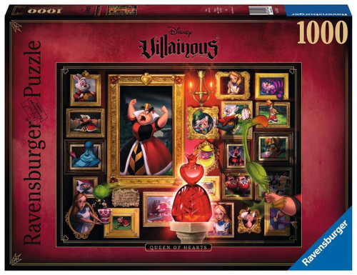 Ravensburger 1000pc - Disney Villainous Queen of Hearts Puzzle