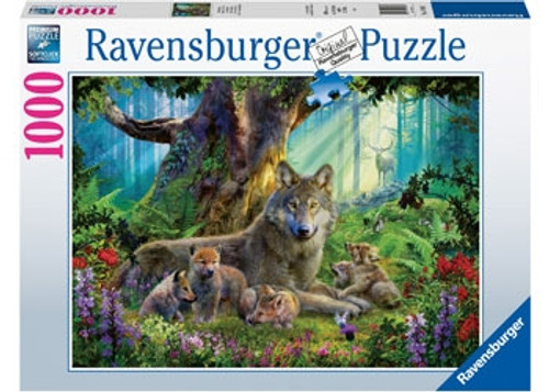 Ravensburger 1000pc - Wolves in the Forest Puzzle