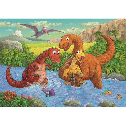 Ravensburger 2x24pc - Dinosaurs at Play Puzzle Ravensburger 2x24pc - Dinosaurs at Play Puzzle