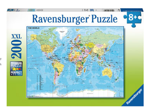 Ravensburger 200pc - Map of the World Puzzle