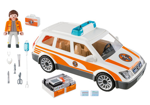 Playmobil City Life - Emergency Car with Siren 70050