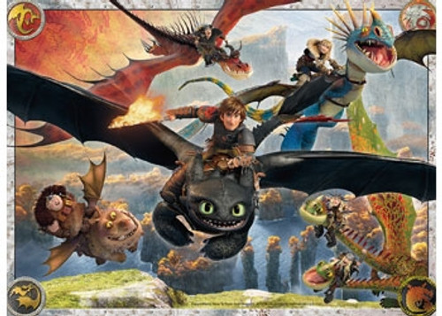 Ravensburger 150pc - How To Train A Dragon - Easily Tamed Dragons Puzzle