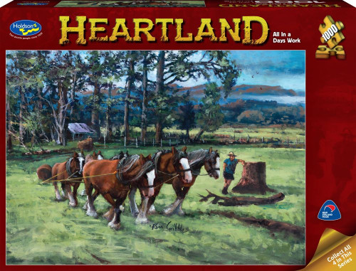 Holdson 1000pc - Heartland - All In A Days Work Puzzle