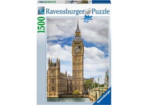 Ravensburger 1500pc - Funny Cat on Big Ben Puzzle
