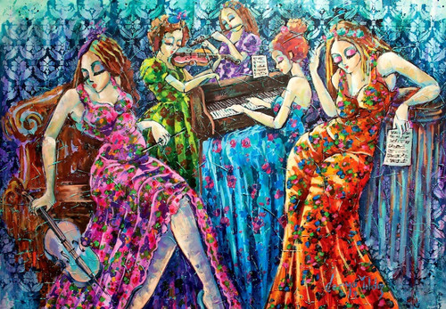 Anatolian 2 x 500pc - Colourful Notes Puzzle