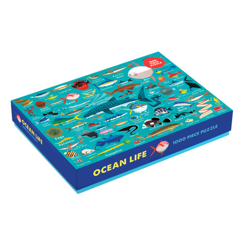 Mudpuppy 1000pc - Ocean Life Puzzle