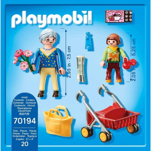 Playmobil City Life - Grandmother with Child 70194