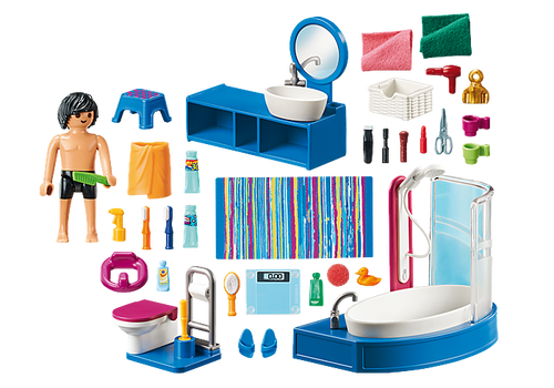 Playmobil Dollhouse - Bathroom with Tub | 70211 Playmobil Dollhouse - Bathroom with Tub | 70211