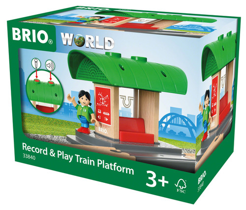BRIO - Record & Play Train Platform 33840
