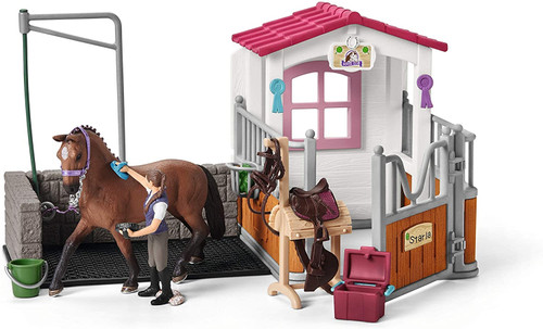 Schleich Horse Wash Area with Horse Stall 42404