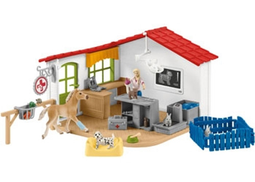 Schleich - Veterinarian Practice with Pets 42502