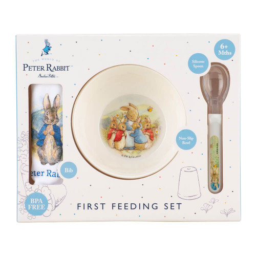 Beatrix Potter - Peter Rabbit First Feeding Set - 3 pc Beatrix Potter - Peter Rabbit First Feeding Set - 3 pc