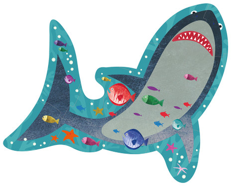 Floss & Rock 12pc - Shark Shaped Puzzle