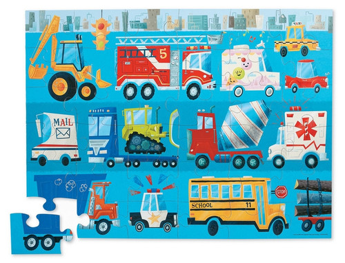 Crocodile Creek - Classic Floor Puzzle 36 pc - Vehicles Crocodile Creek - Classic Floor Puzzle 36 pc - Vehicles