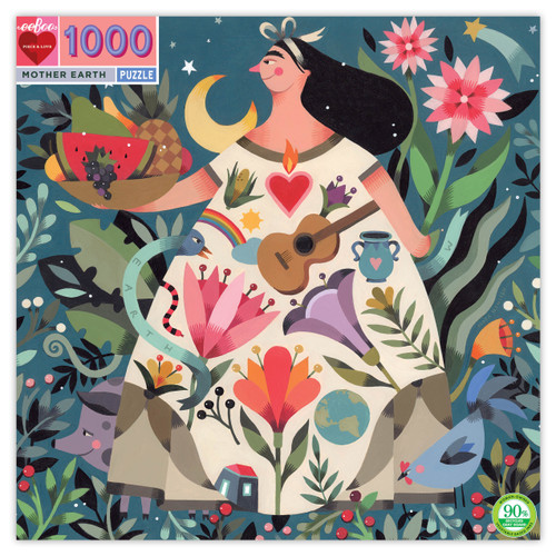 Eeboo 1000pc - Mother Earth Puzzle