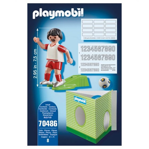 Playmobil Sports & Action - National Player Poland 70486 Playmobil Sports & Action - National Player Poland 70486