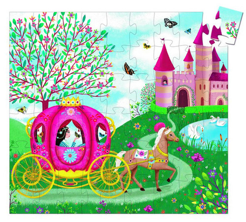 Djeco Elise's Carriage Silhouette Puzzle 54pce