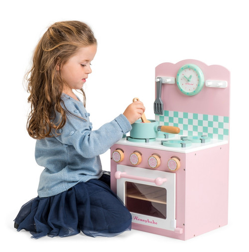 Le Toy Van Honeybake Oven and Hob Set Pink