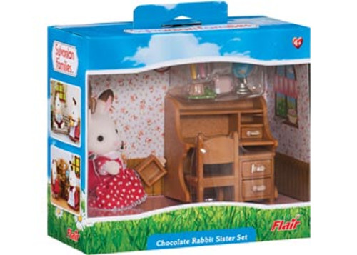 Sylvanian Families - Chocolate Rabbit Sister Set Sylvanian Families - Chocolate Rabbit Sister Set