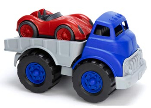 Green Toys Flatbed with Red Race Car