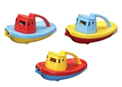 Green Toys - Tugboat - Red/Yellow/Blue