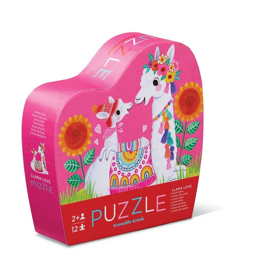 Crocodile Creek - 12 piece Mini Puzzle - Llama Love