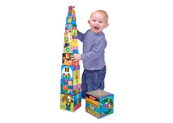 Melissa & Doug - Alphabet Nesting & Stacking Blocks