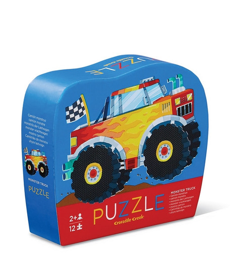 Crocodile Creek - 12 piece Mini Puzzle - Monster Truck
