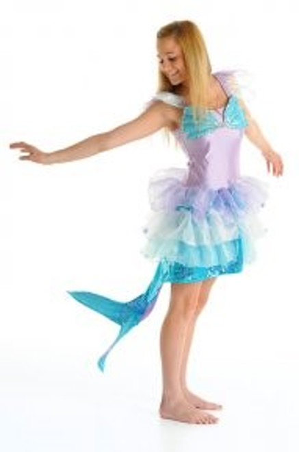 Fairy Girls - Sparkle Mermaid Dress Blue