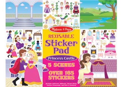 Melissa & Doug - Reusable Sticker Pad - Princess Castle