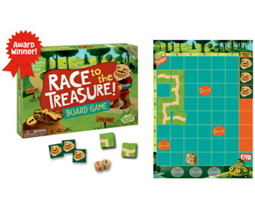 Peaceable Kingdom - Race to the Treasure Cooperative Board Game