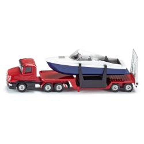 Siku - 1613 - Low Loader With Boat
