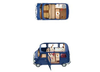 sylvanian seven seater car