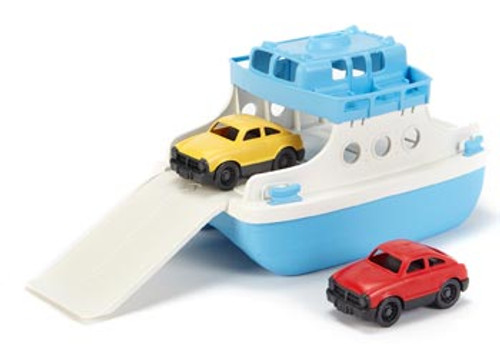 Green Toys Ferry Boat with 2 mini cars