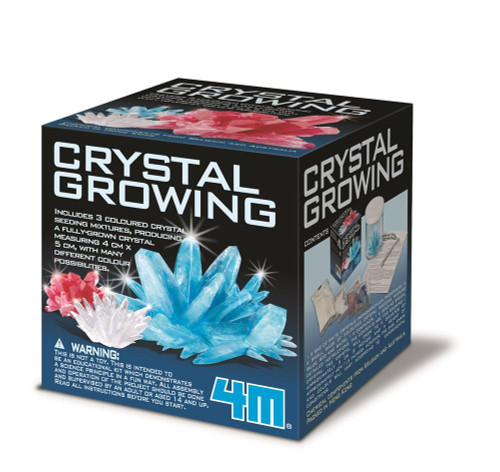 4M - Crystal Growing Kit - Blue, Red, White