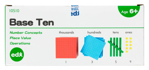 edx Education - Plastic Base Ten 4 Colour Kit