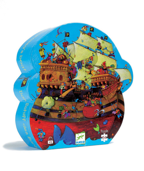 Djeco Barbarossa Boat Silhouette Puzzle - 54 pc