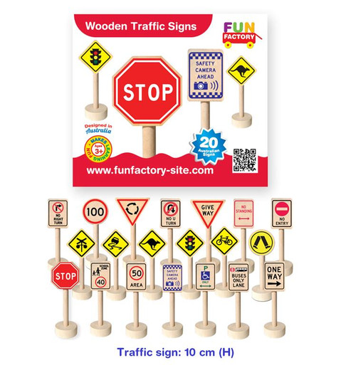 Fun Factory - Traffic Signs- 20 Pack