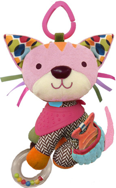 Skip Hop Bandana Buddies Stroller Toy - Kitty