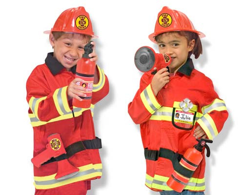 Melissa & Doug- Fire Chief Costume Set