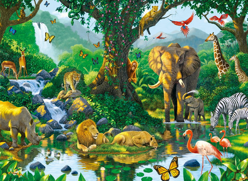 Ravensburger 500pc - Harmony in the Jungle Puzzle