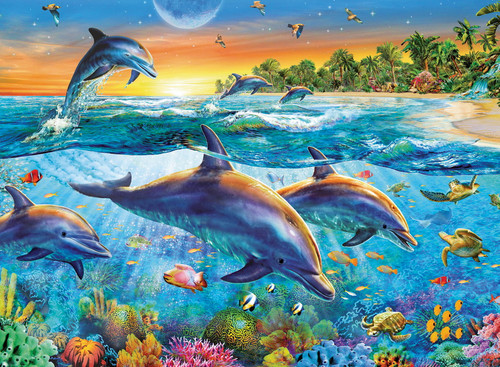 Ravensburger 500pc - Dolphin Cove Puzzle Ravensburger 500pc - Dolphin Cove Puzzle